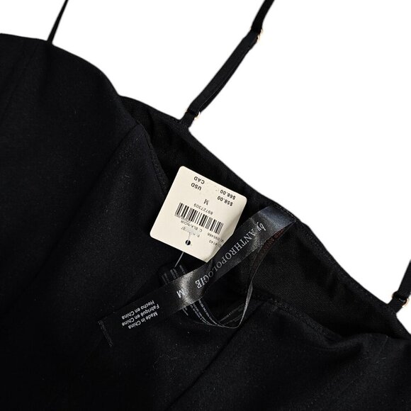 Anthropologie Knit Corset Crop Top, Stretch, Sleeveless, Black, Size Medium, NWT - Picture 4 of 7